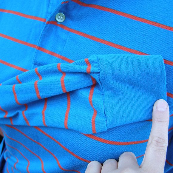 EUC BOYS size L 16-18 JON WESTON long sleeve striped top - Picture 6 of 8